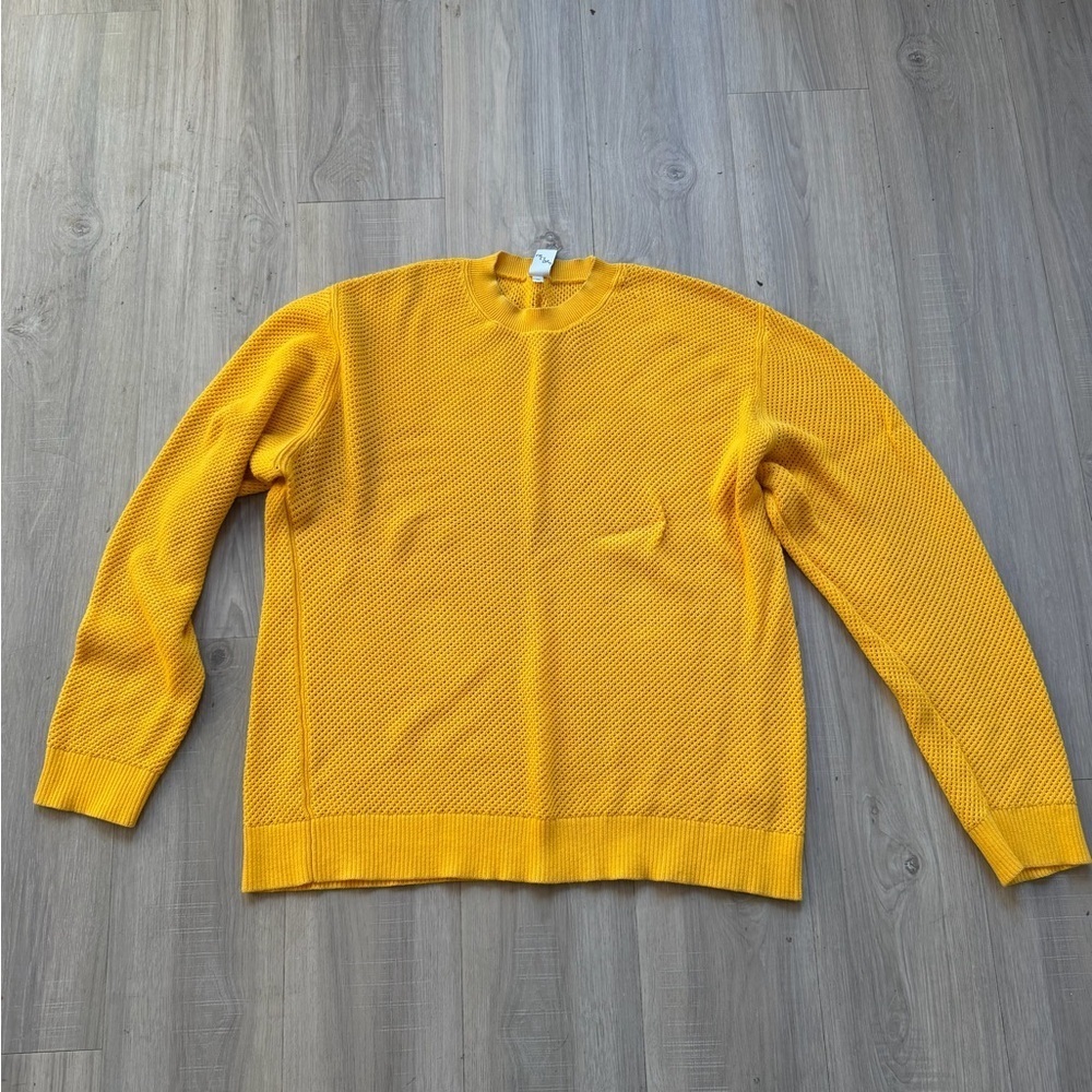 Factors Men's Vibrant Yellow Crewneck Sweater